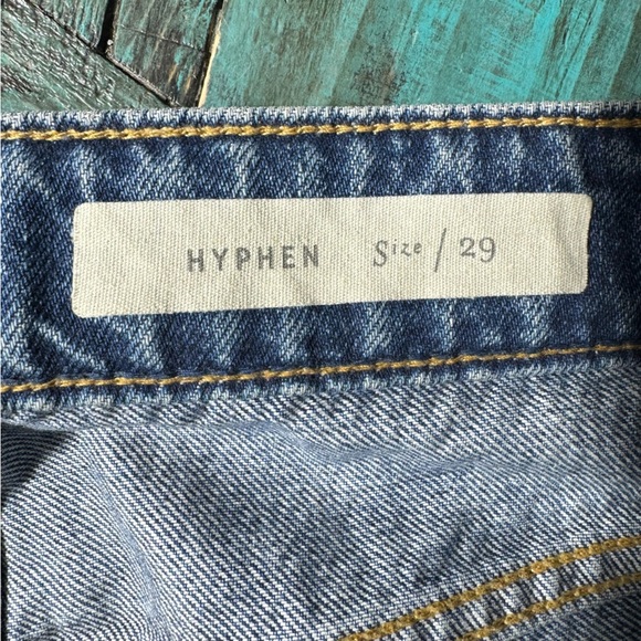Anthropologie Pilcro and the Letterpress Hyphen Boy Fit Fringe Crop Jeans Sz 29 - Picture 11 of 14